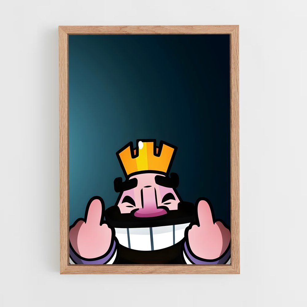 Poster Roi des Cartes – affiche Clash royale (vue 4)